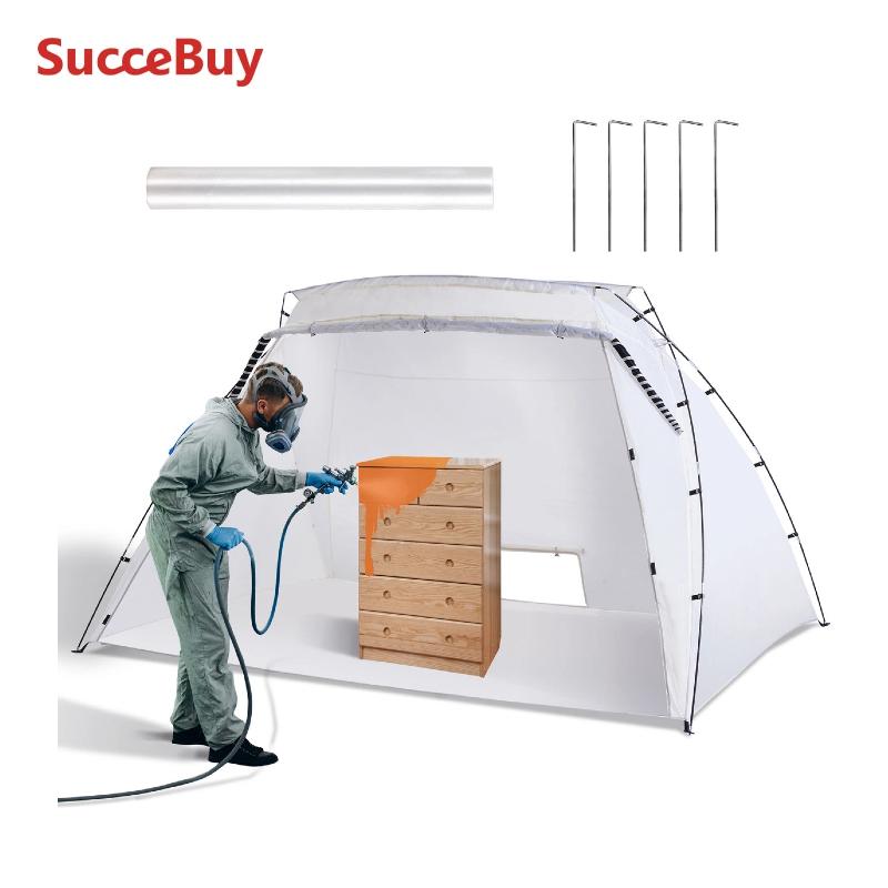 Inflatable Paint Booth - SucceBuy Portable Paint Booth Shelter 7.5x5.2x5.2/10x7x6ft