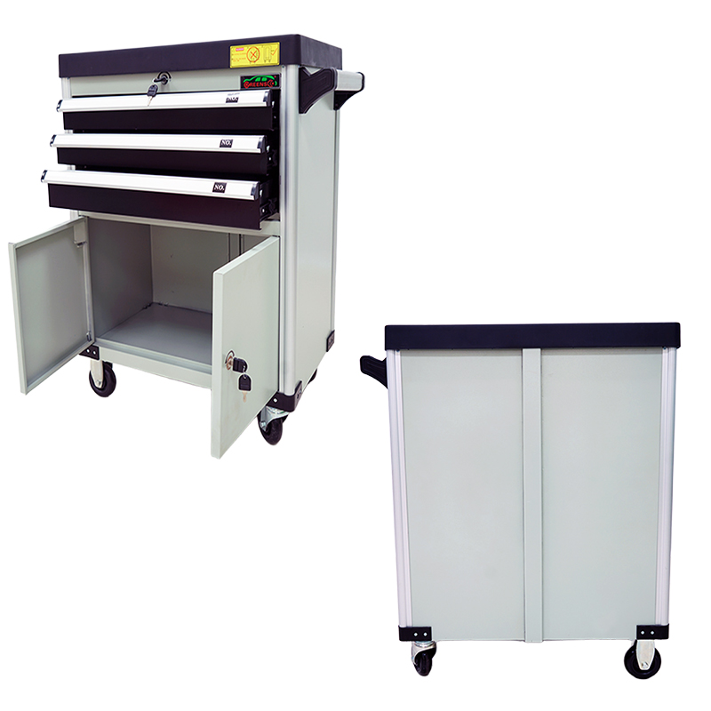 3-Drawer Gray Tool Storage Cab - Auto Repair Shop Warranty 评论和价格