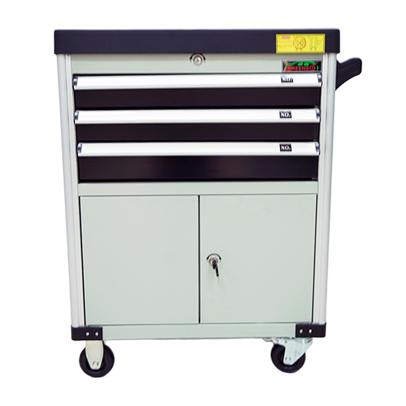 3-Drawer Gray Tool Storage Cab - Auto Repair Shop Warranty 评论和价格