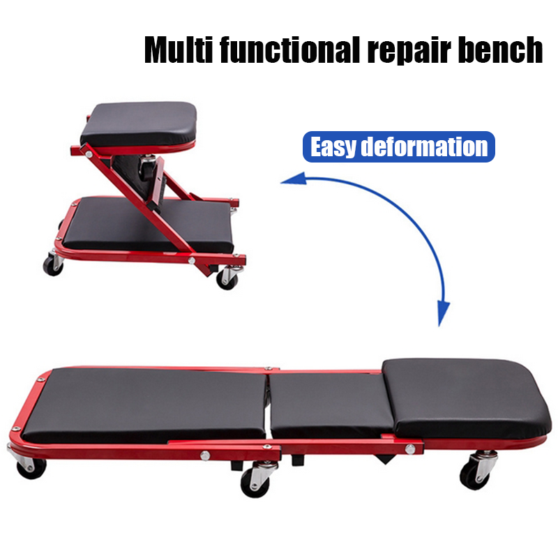 Folding Car Repair Bed 36-inch - Garage Creeper Roller 评论和价格