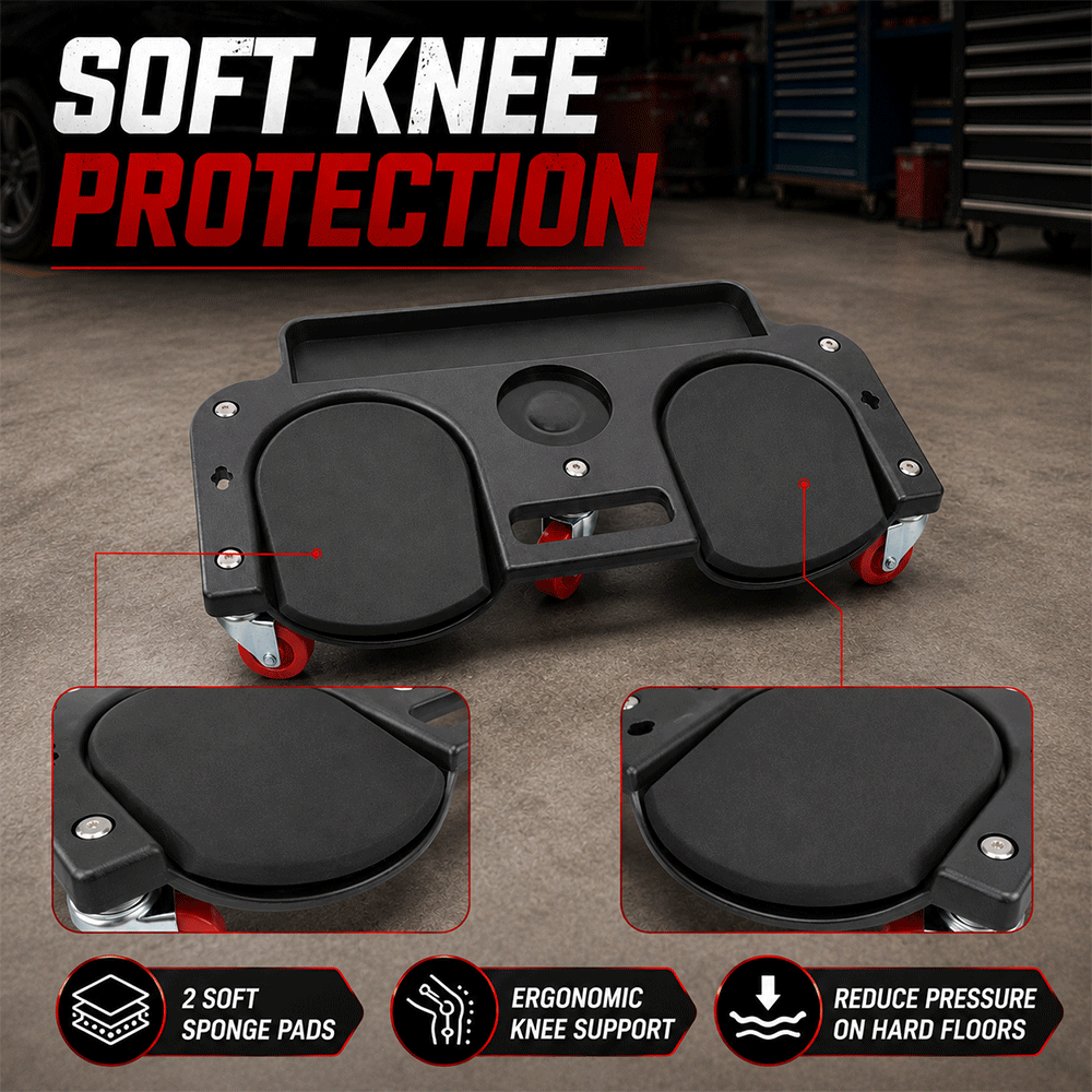 1-Pack Portable Knee Pad Creep - Garage Creeper Roller 评论和价格