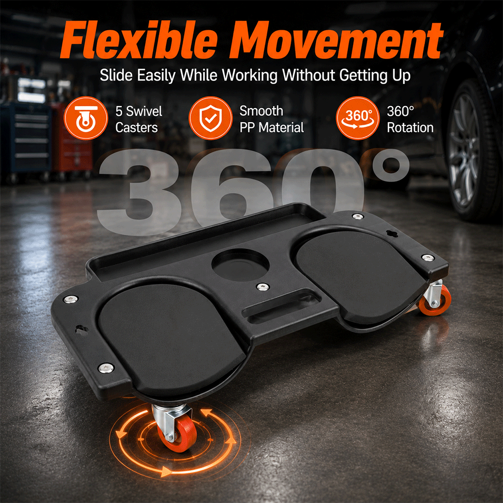 1-Pack Portable Knee Pad Creep - Garage Creeper Roller 评论和价格